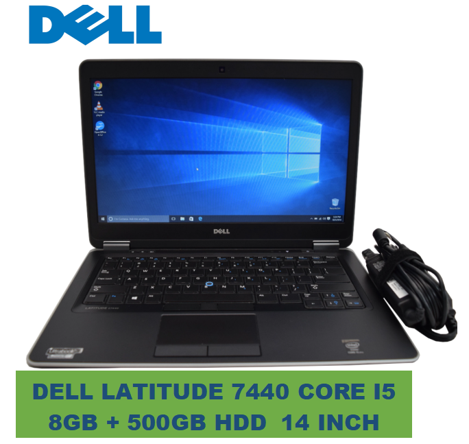 Dell Latitude 7440 | Core i5 | 8GB RAM | 500GB HDD | 14” Display | Long Battery Life | Sleek & Reliable Laptop Warranty Laptops High Quality Computer Refurbished Notebook