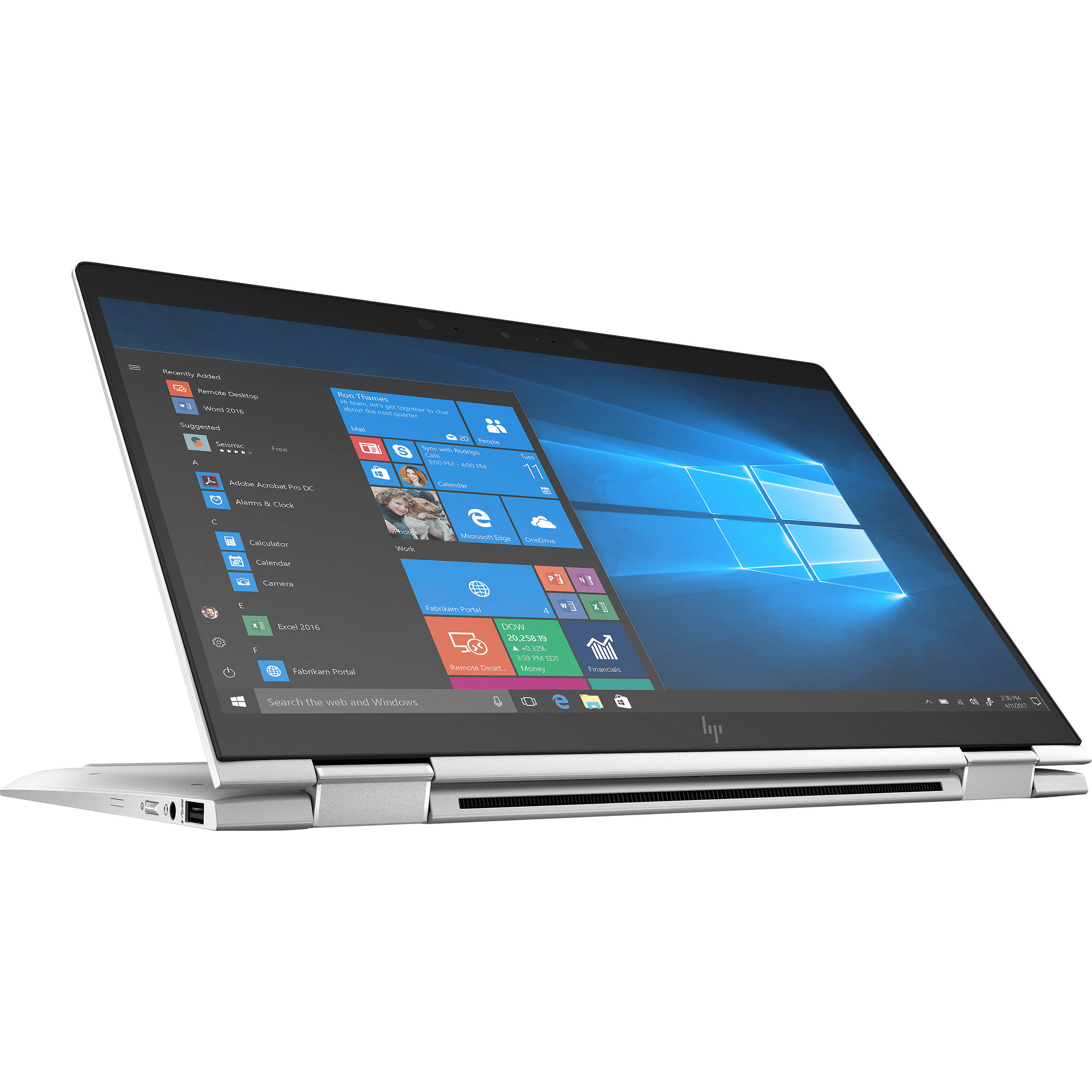 HP EliteBook x360 1030 G4 is a premium business laptop known for its sleek design, security features, and 360-degree hinge for versatile use