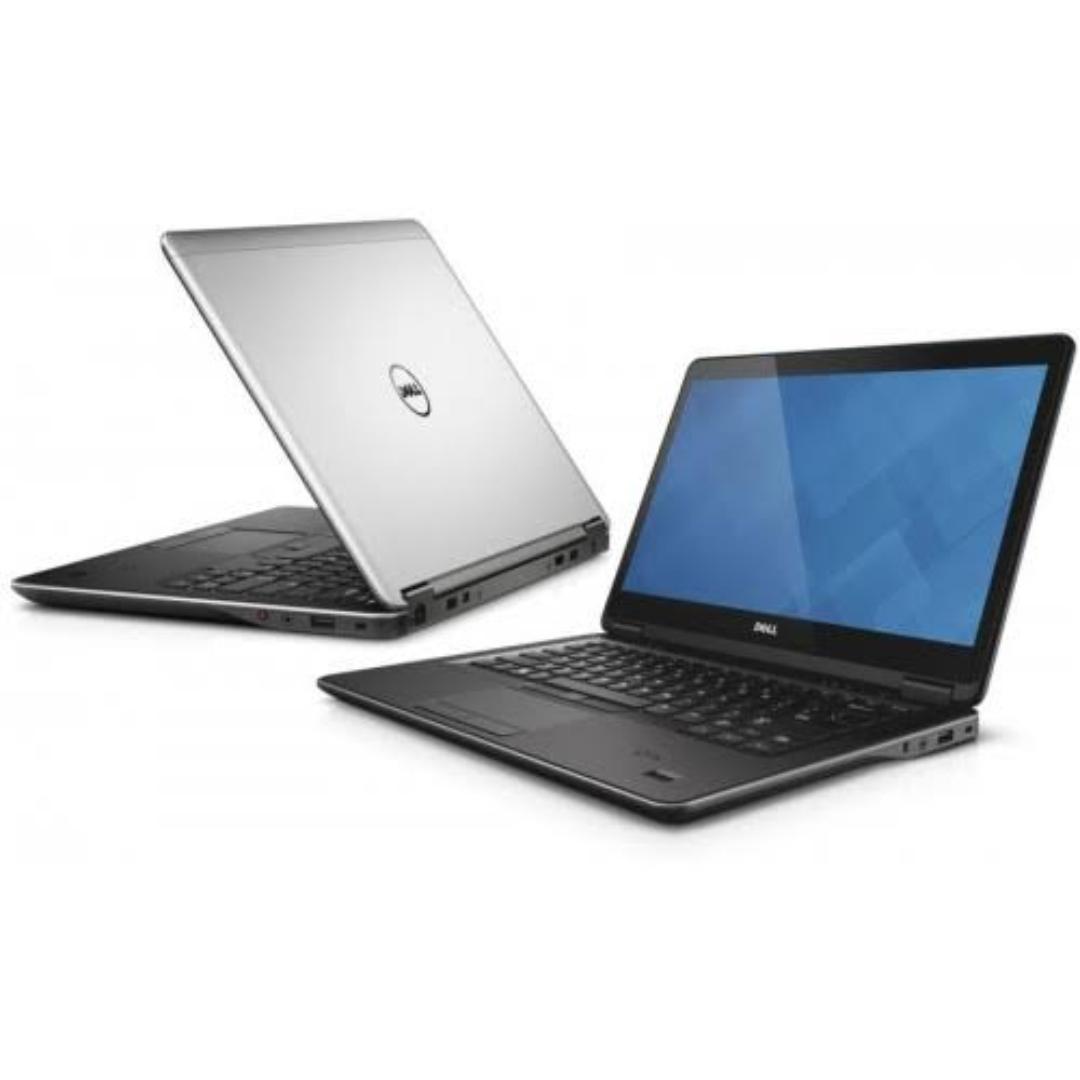 Dell LatitudeE7240 is a 12.5-inch Ultrabook with an Intel Core i7-4300U processor, 8GB of RAM, and a 256GB SSD. It runs Windows 10 Professional. The laptop also features an HD anti-glare display, Wi