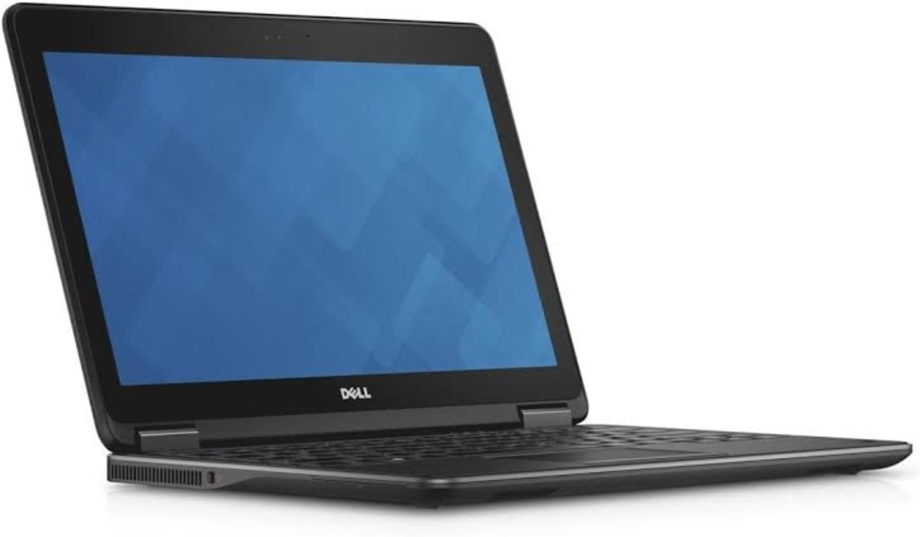 Dell LatitudeE7240 is a 12.5-inch Ultrabook with an Intel Core i7-4300U processor, 8GB of RAM, and a 256GB SSD. It runs Windows 10 Professional. The laptop also features an HD anti-glare display, Wi