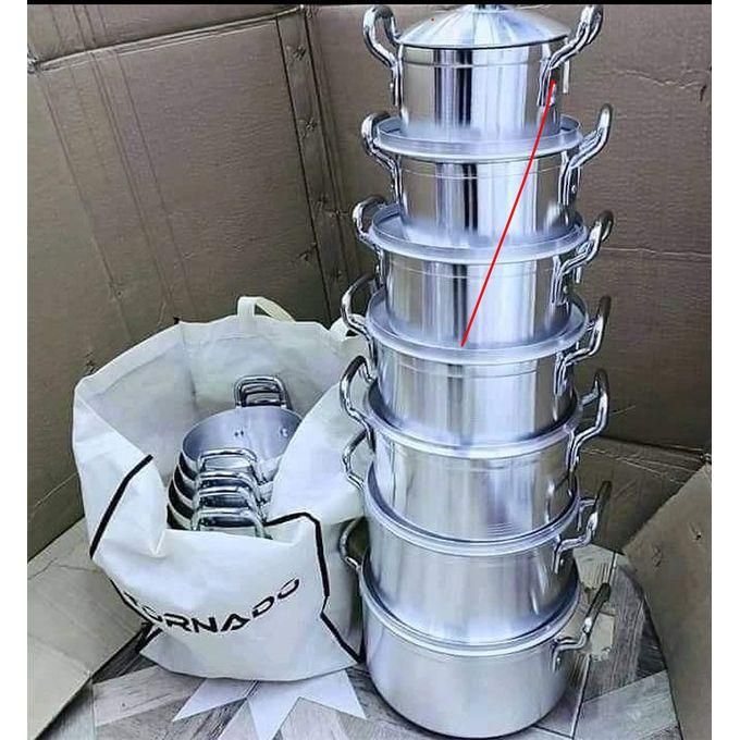 Tornado/TC 14 Pcs Set Aluminum Cooking Pots Large Cookware Sets