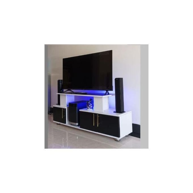 Istanbul 2 Modern TV Stand With LED Lights