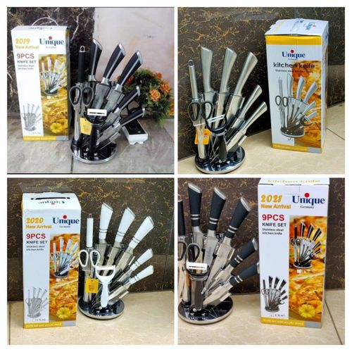 9PCs Knife Set-Stainless Steel