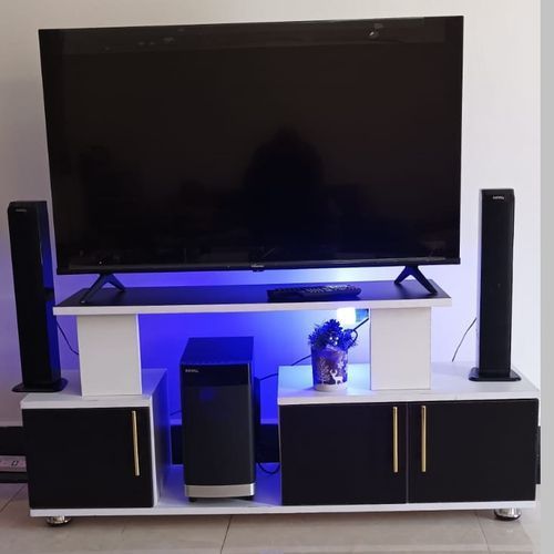 【 Promotion】 ISTANBUL 2 Modern TV STAND With LED Lights High Quality Durable Strong Furniture Living Room TV stand