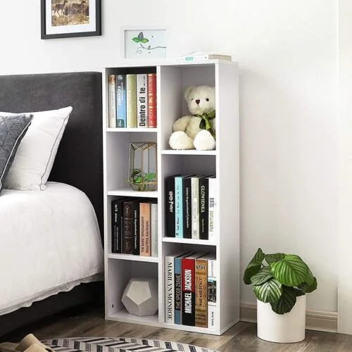 Subra Bookshelf – Modern Bookcase & Storage Rack for Home and Office Décor