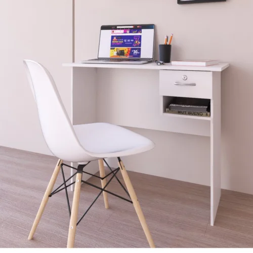 Aneto Office Desk 0.9M White