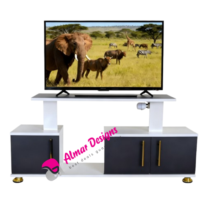 【PROMOTION!】 Istanbul 2 Modern TV STAND With LED Lights Tv Stands Furniture High Quality Durable Classic Tv Unit