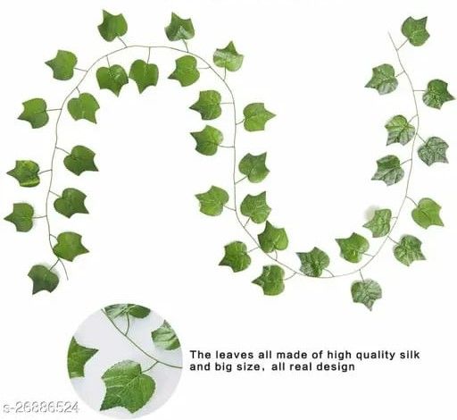 Artificial Plants Home Decor Green Silk Hanging vines Fake Leaf Garland Leaves Diy For Wedding Party Room Garden Decoration