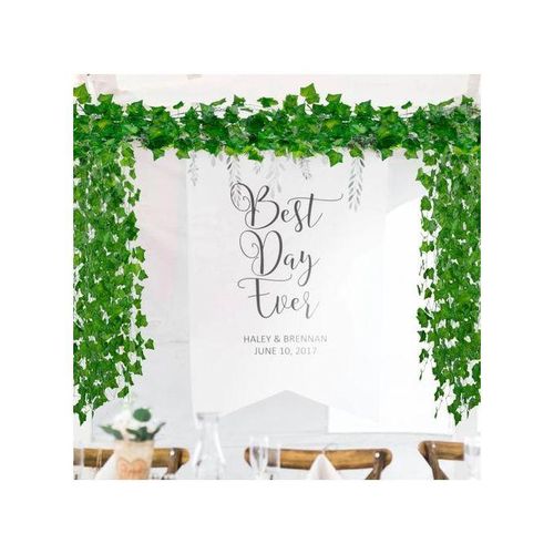 rtificial Plants Home Decor Green Silk Hanging vines Fake Leaf Garland Leaves Diy For Wedding Party Room Garden Decoration