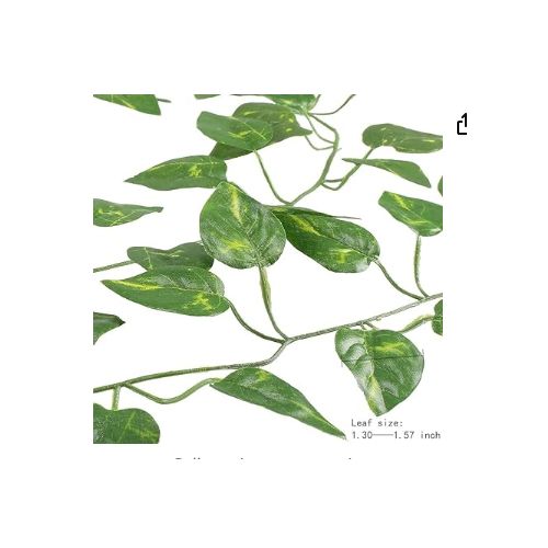 Affordable 2M Green Artificial Hanging Vine-aesthetic Single Strand Ivy Garland For Living Room, Bedroom, And Bathroom Décor