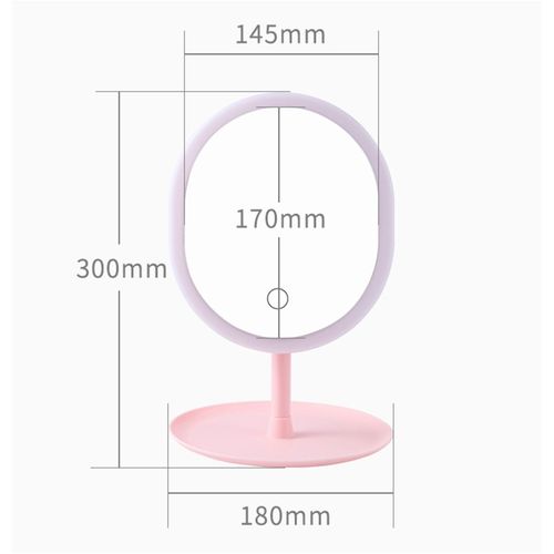 Makeup Mirror With Lamp 5X Magnifier Replenish Light