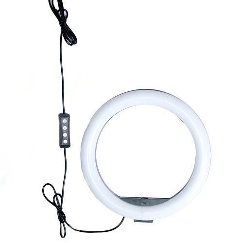 12/10 Inch Ring Light With Tripod Stand - Dimmable Beauty Ringlight For Selfie Live Stream/Makeup/Youtube/Tiktok Video Black L 2m 50W