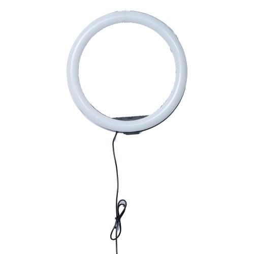 12/10 Inch Ring Light With Tripod Stand - Dimmable Beauty Ringlight For Selfie Live Stream/Makeup/Youtube/Tiktok Video Black L 2m 50W