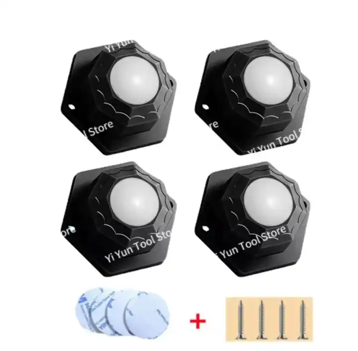 4PCS Self-Adhesive Furniture Caster Wheels
