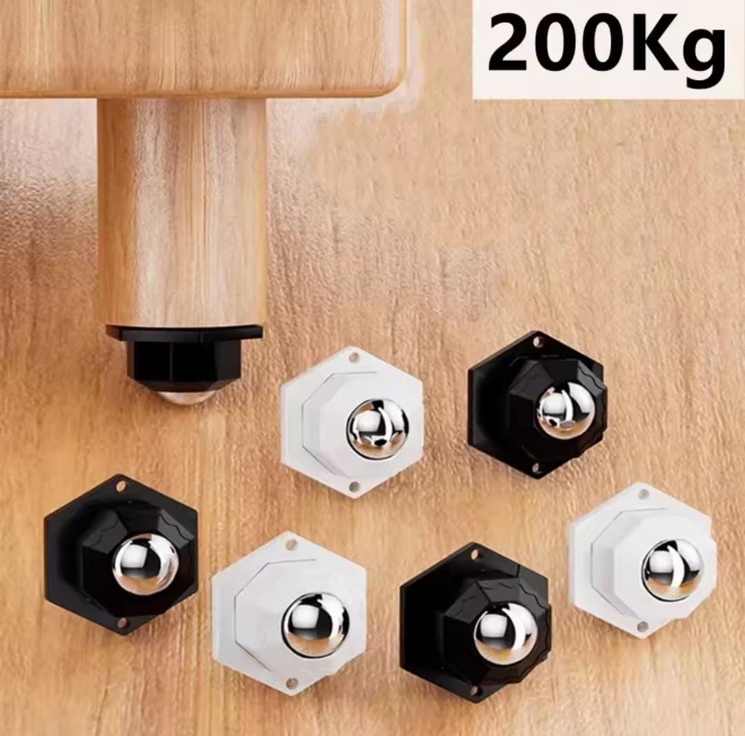 4PCS Self-Adhesive Furniture Caster Wheels