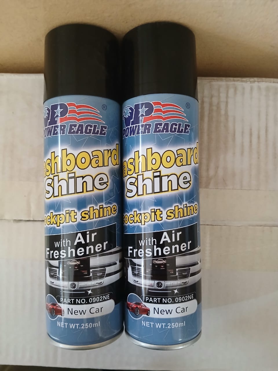 POWER EAGLE DASHBOARD SHINE COCKPIT CLEANER NEW CAR 250ML