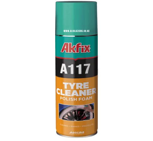 TIRE CLEANER AND POLISH FOAM