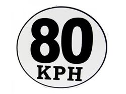 80KPH SPEEDLIMITSTICKER