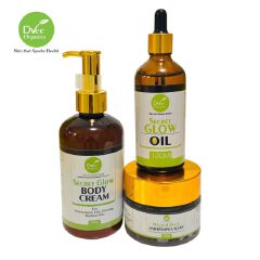 Dvee Organics Secret Glow Body Package - Dvee Organics - Clears Blemishes, Tones Skin Color ,Leaving the Skin Looking Radiant and Glowing