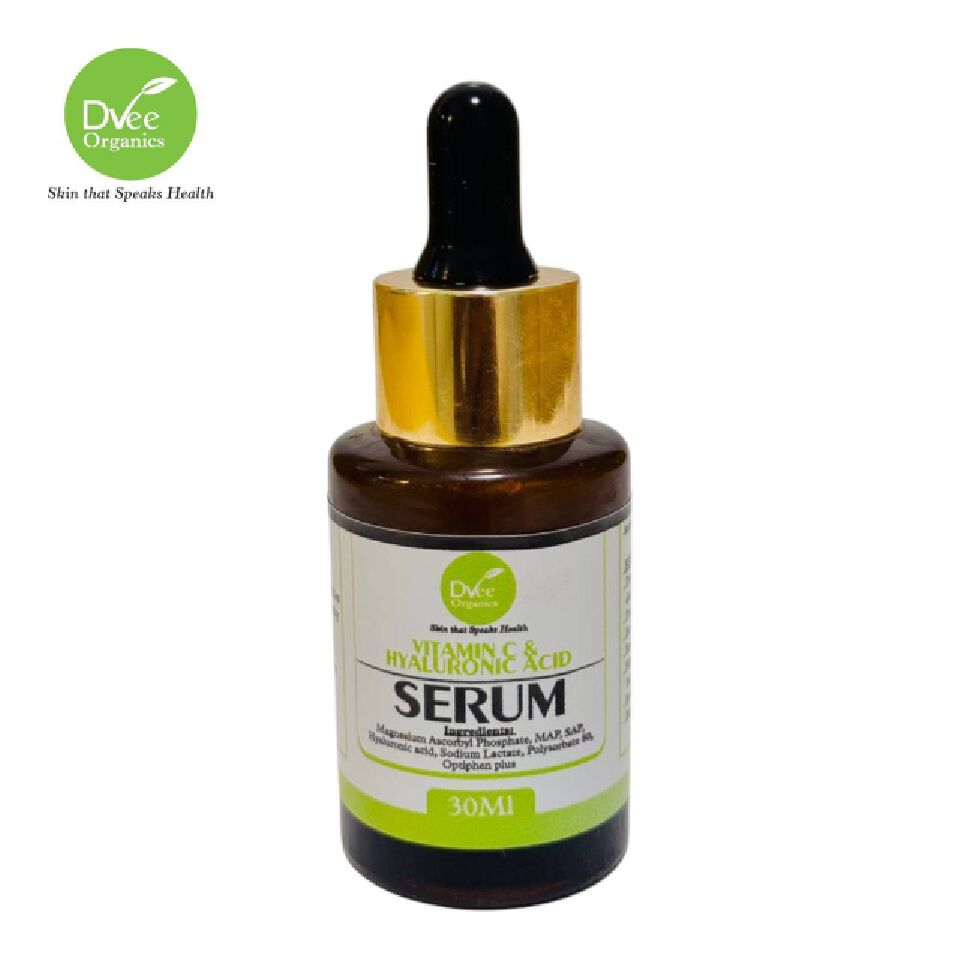 Dvee Organics Vitamin C Serum with Hyaluronic Acid - Dvee Organics - Brightening Serum with Anti Aging Benefits