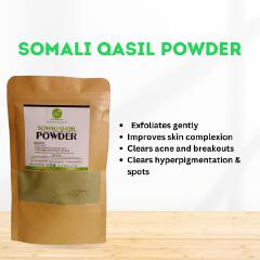 Dvee Organics Somali Qasil Powder - Dvee Organics - Natural Exfoliating Scrub and Mask