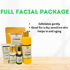 Dvee Organics Full Facial Package - Dvee Organics - Gives Ultimate Full Glow with Essentials in a Skincare Package