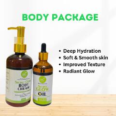 Dvee Organics Body Package - Dvee Organics - Cream & Oil for Bright Radiant Body Glow
