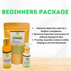 Dvee Organics Beginners Package - Dvee Organics - Simple Skincare Routine for Starters for Exfoliating and Moisturizing Benefits
