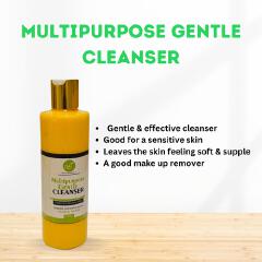 Dvee Organics Multipurpose Gentle Cleanser - Dvee Organics - Cream Cleanser for Sensitive Dry to Normal Skin/Makeup Remover Cleanser