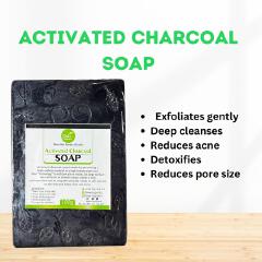 Dvee Organics Activated Charcoal Soap - Dvee Organics. Detoxifying Oily Skin Soap