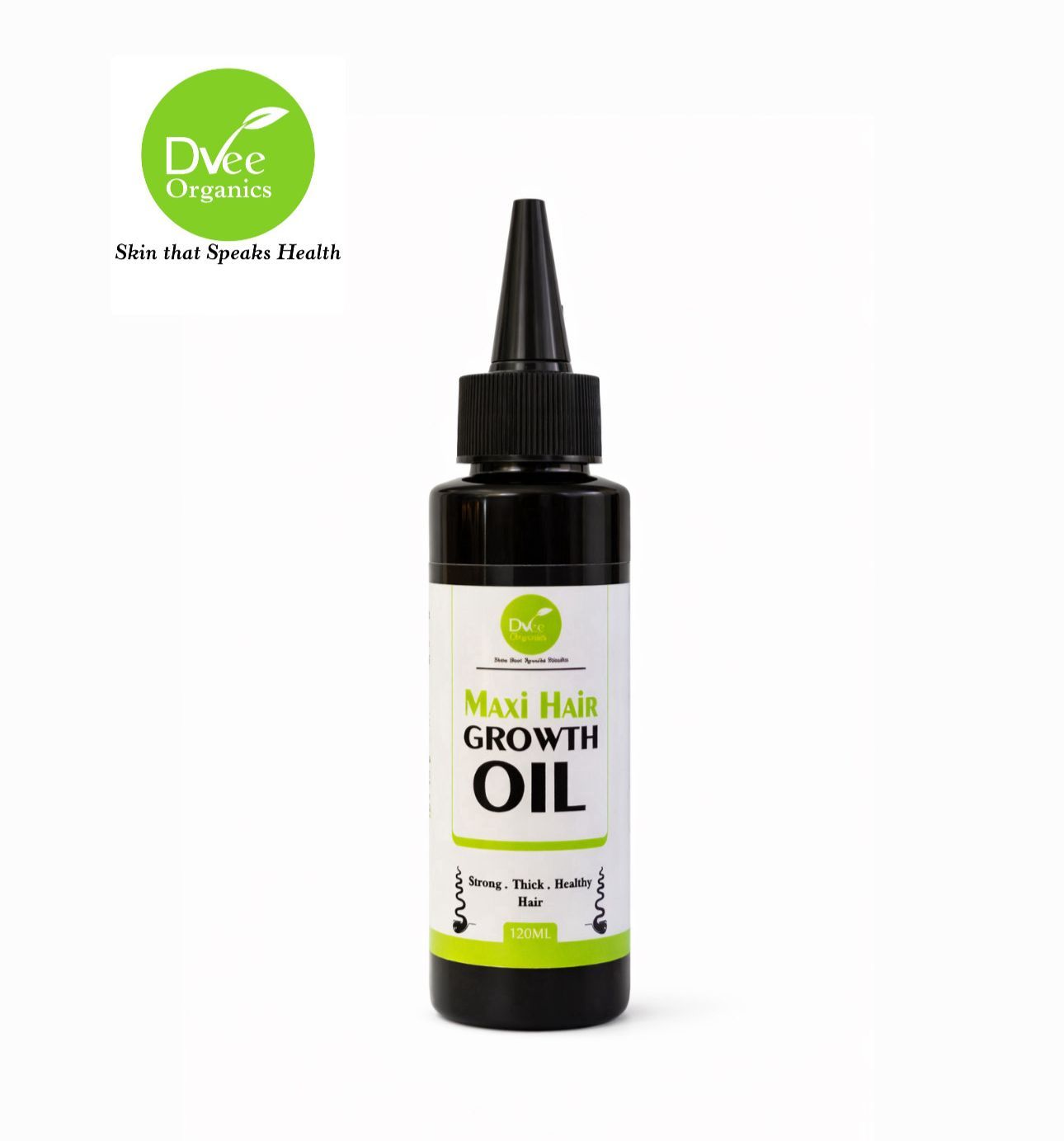 Dvee Organics Maxi Hair Growth Oil - Stimulates Hair Growth and Repairs Hairline
