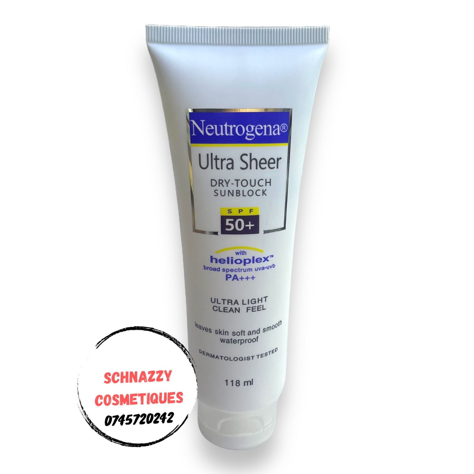 Neutrogena Sunscreen Suncream No White Cast Clean Feel Lightweight Quick Absorbing Non-Greasy Sunprotection Layers Invisibly under Makeup (SPF 50 , SPF 65) Neutrogena SPF Sunscreen
