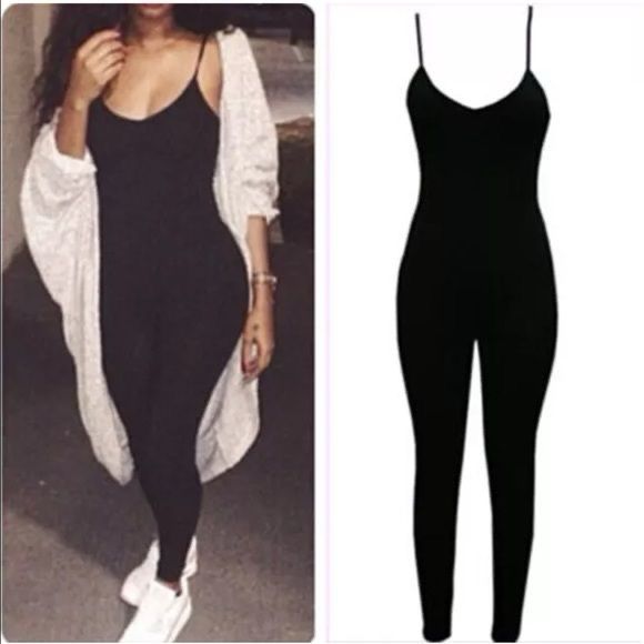WOMEN Bodycon Onepiece Bodysuit Playsuit Sleeveless Camis Romper One Size Fit (8-14) Solid Color Jumpsuit Casual Classic Jumpsuit - Black, Navy, Maroon, Grey, Jungle Green, Mustard
