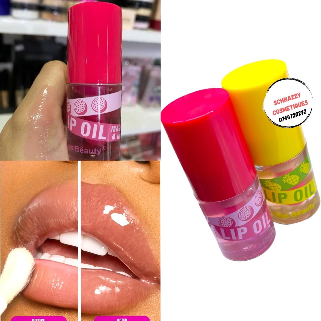 Get 2pcs Ultra Fruit Lip Oils -Vibrant Shine Filled with Fruity Aroma Restore and Plump Trending Clear Lipgloss