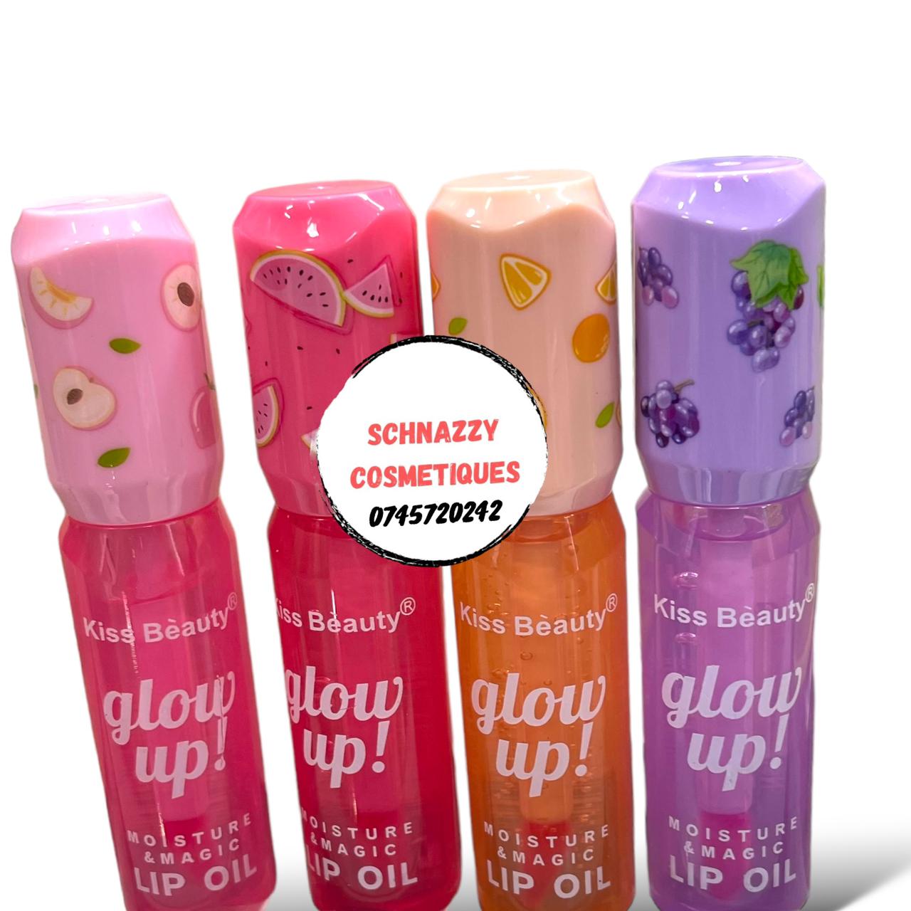Get 2pcs Ultra Fruit Lip Oils -Vibrant Shine Filled with Fruity Aroma Restore and Plump Trending Clear Lipgloss