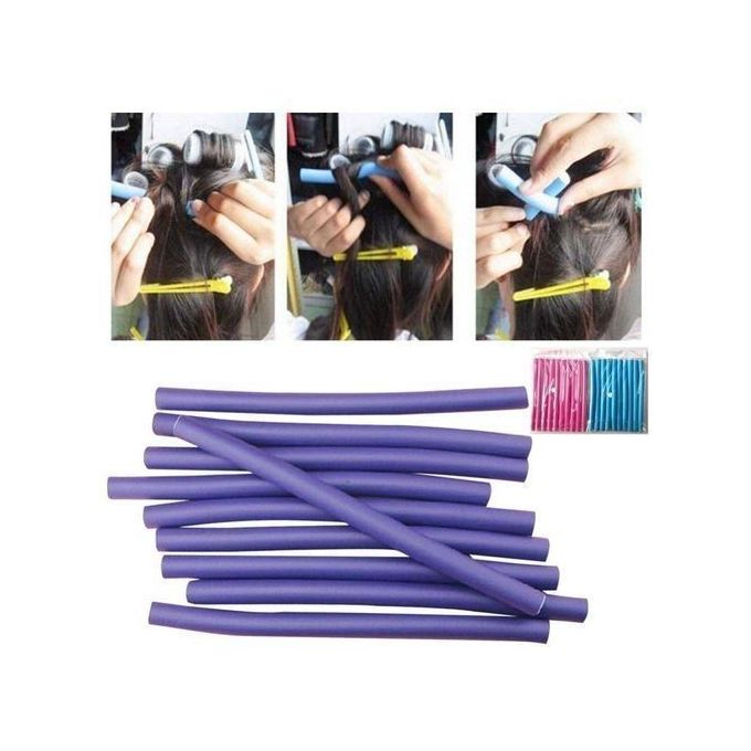 Plastic Hair Rollers Curlers Snap on Rollers Self Grip Rollers Hairdressing Curlers No Heat Hair Straightening Hair Curlers for DIY Hairdressing Hair Salon Hair Barber