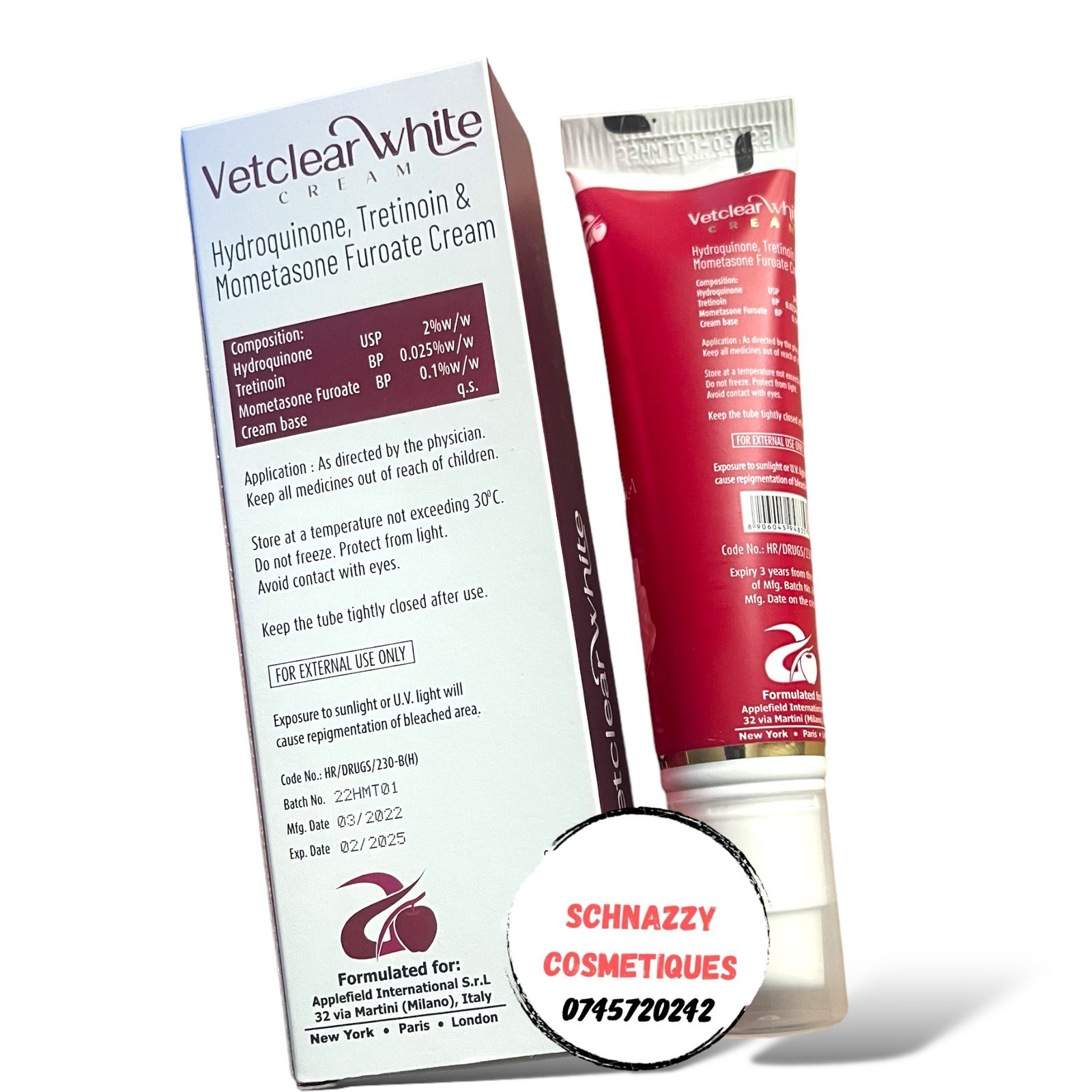 Tretinoin (Hydroquinone Mometasone) Hyperpigmentation Melasma Acne Dark Spots Scars Real Skin Soft & Beauty Clear Skin Coral's Golden Beauty Nitroskin Acnesol 10 days cream RDL RX3 RX2