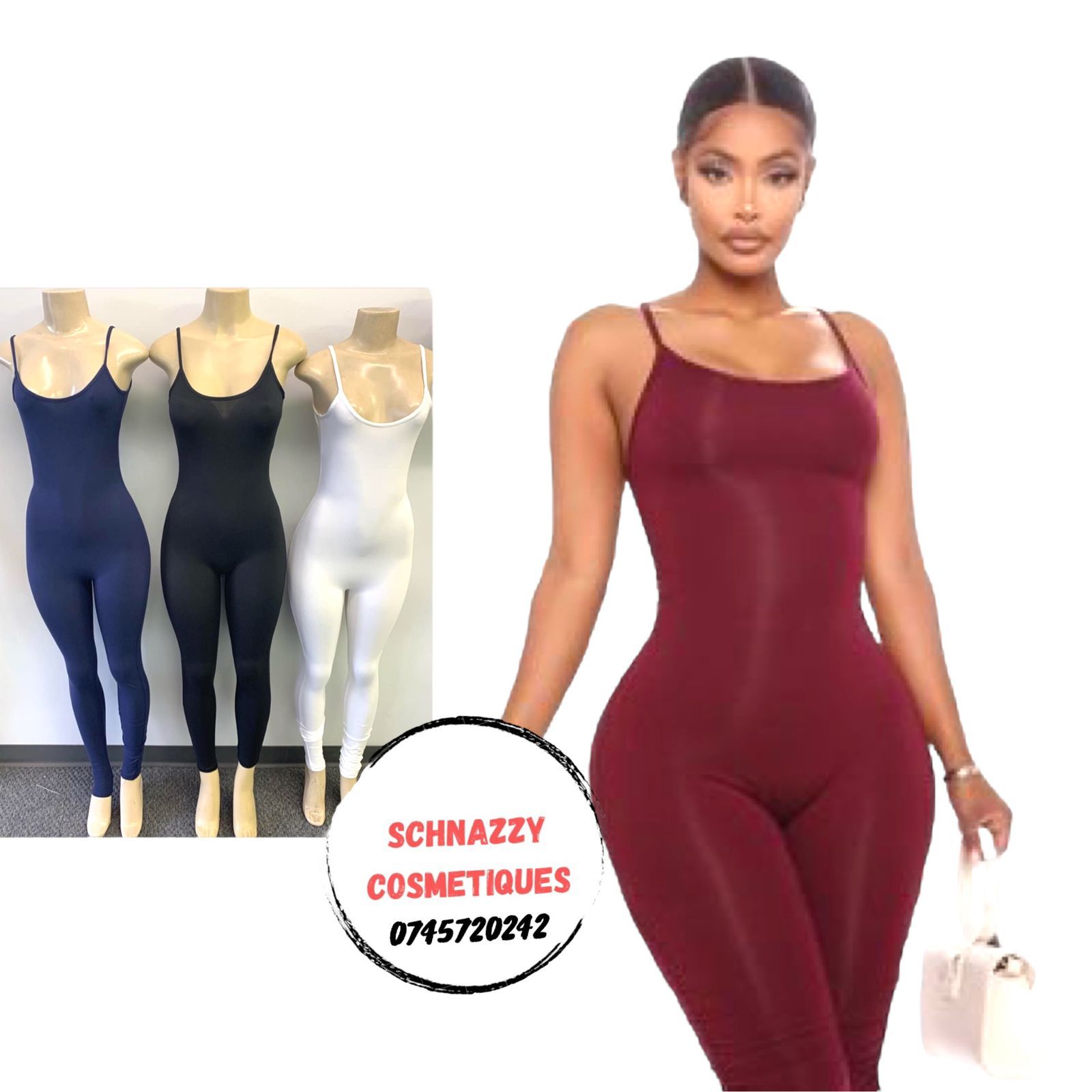 1pc Women Jumpsuit Casual Fashion One Piece Tank Top JumpSuit Everywhere Wear Ladies Baddie Trendy ONE SIZE FITS (8-14) High Stretch Best for Size 8-14 Best Colors Navy Maroon Brown Grey Mustard