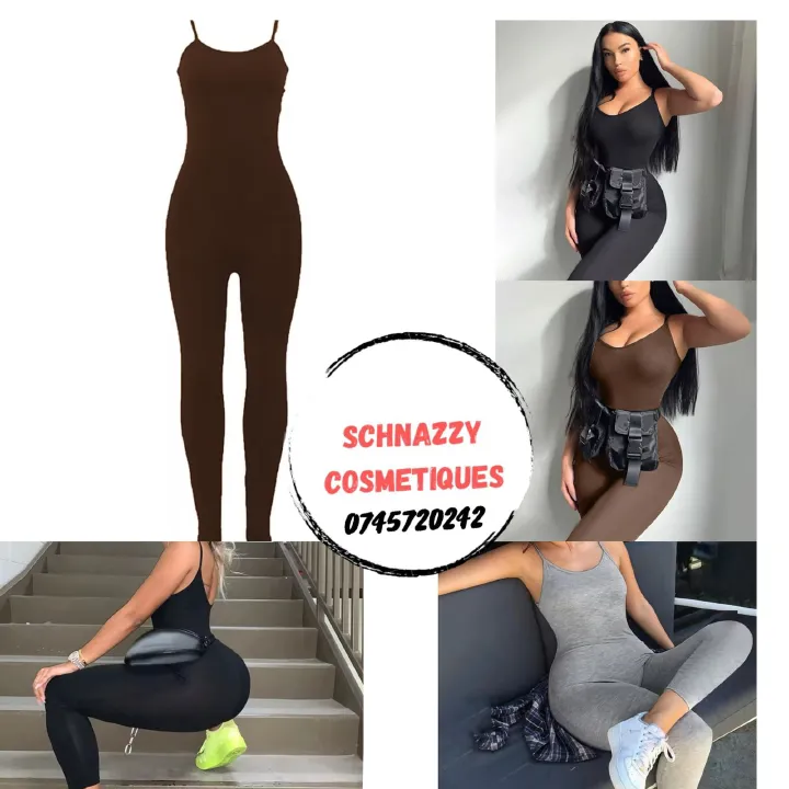 1pc Women Jumpsuit Casual Fashion One Piece Tank Top JumpSuit Everywhere Wear Ladies Baddie Trendy ONE SIZE FITS (8-14) High Stretch Best for Size 8-14 Best Colors Navy Maroon Brown Grey Mustard