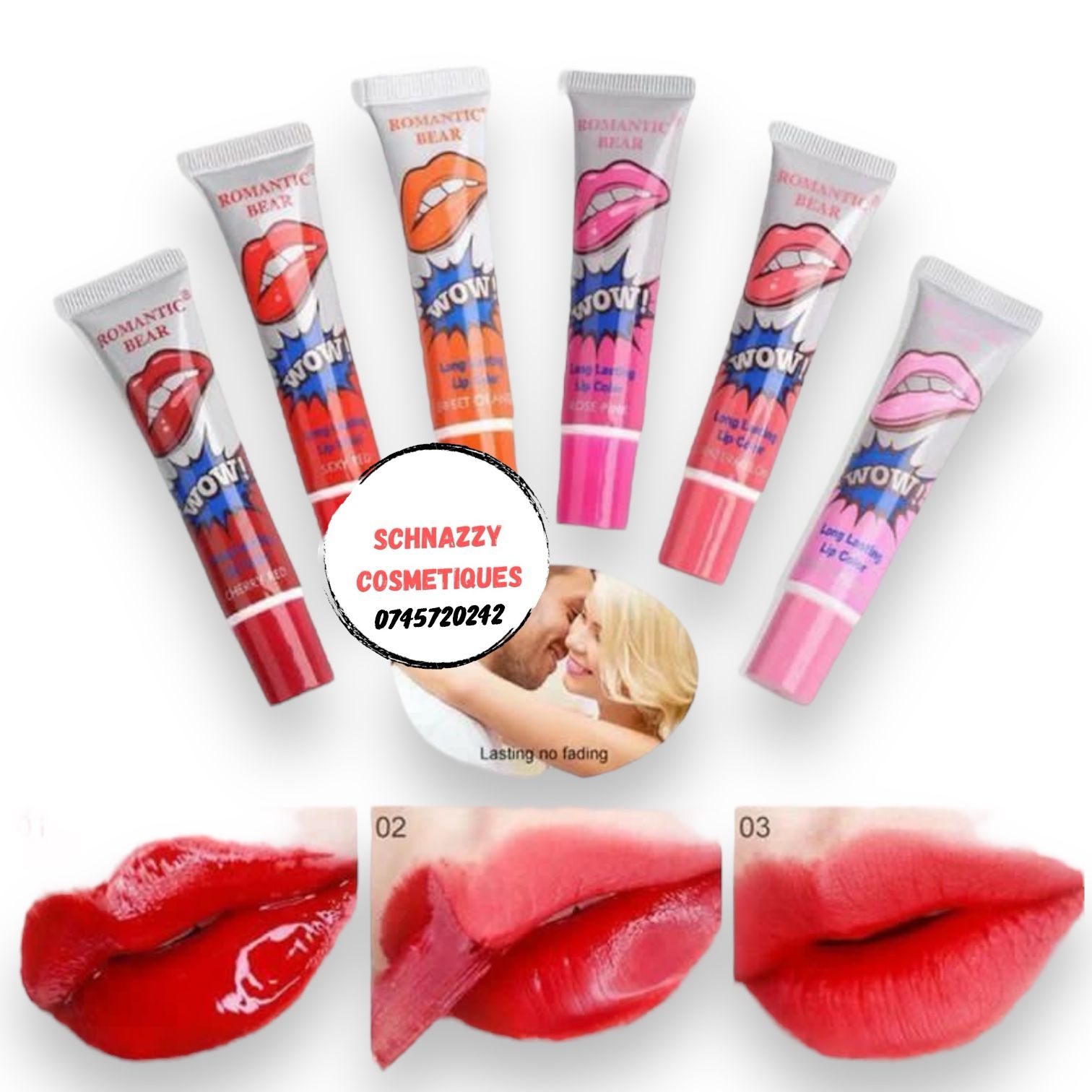 1pc Lip Tint Peel Off Lipstick Pink Lips No Smudges No Color Transfer Blends with your Natural Lip Tone