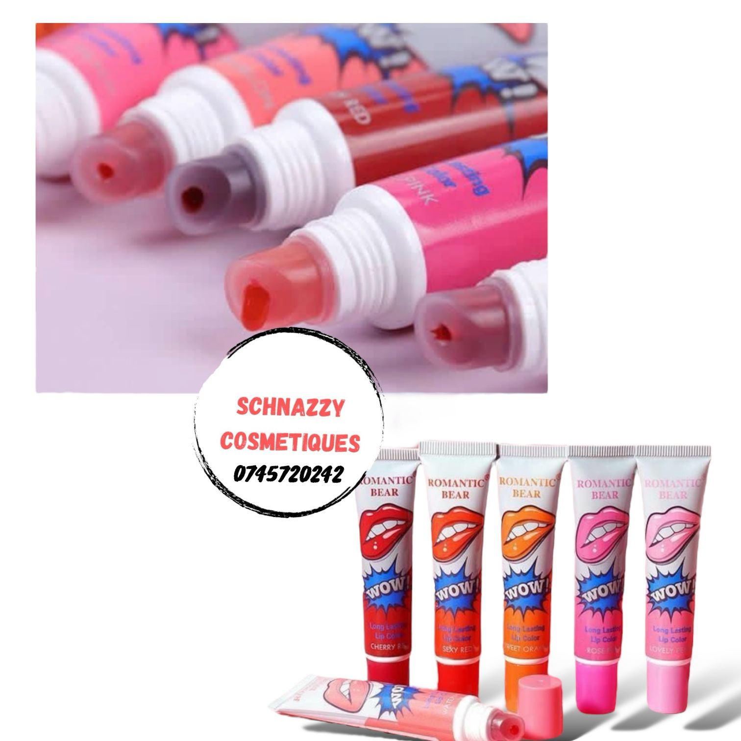1pc Lip Tint Peel Off Lipstick Pink Lips No Smudges No Color Transfer Blends with your Natural Lip Tone