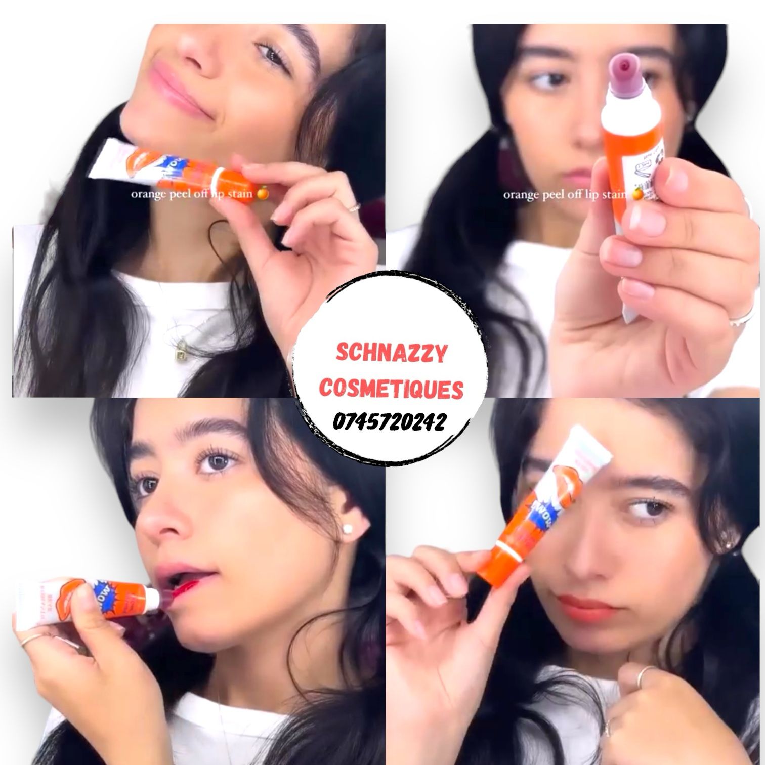1pc Lip Tint Peel Off Lipstick Pink Lips No Smudges No Color Transfer Blends with your Natural Lip Tone
