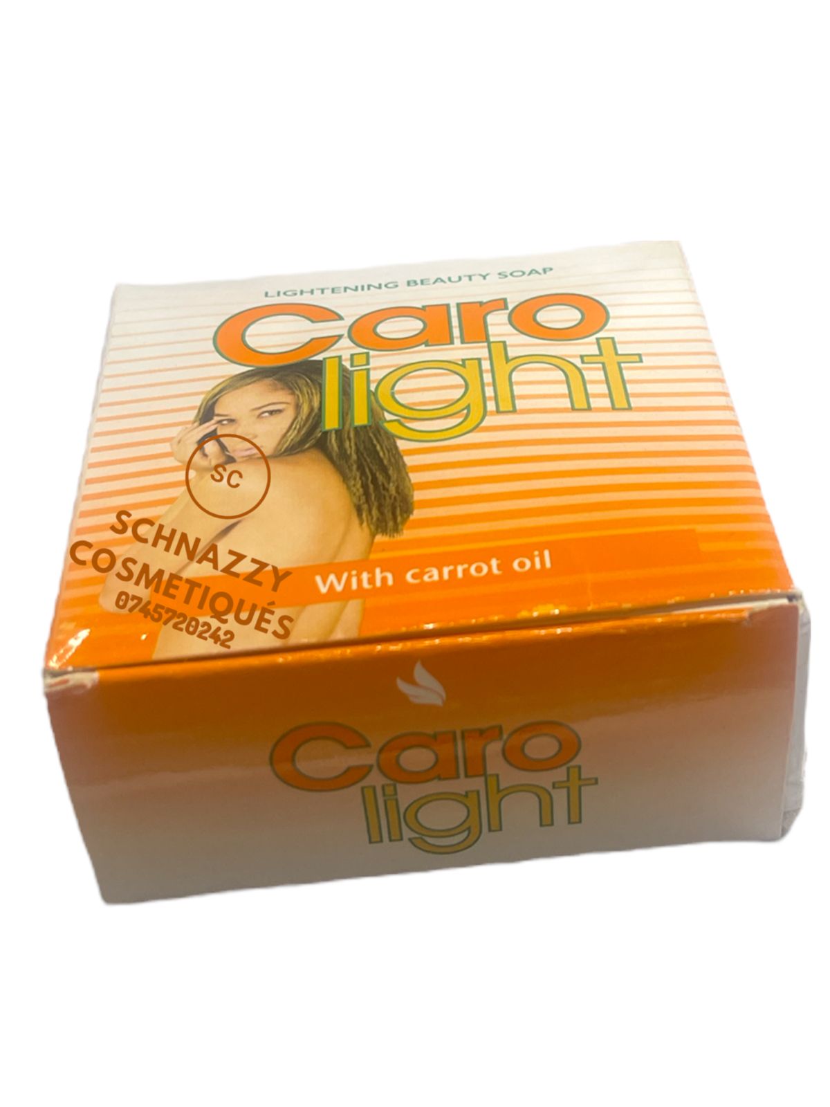 Caro Light Lightening with Carrot Oil Soap Cream Face Body Uniform Skin Lightening Complexion Maintenance
