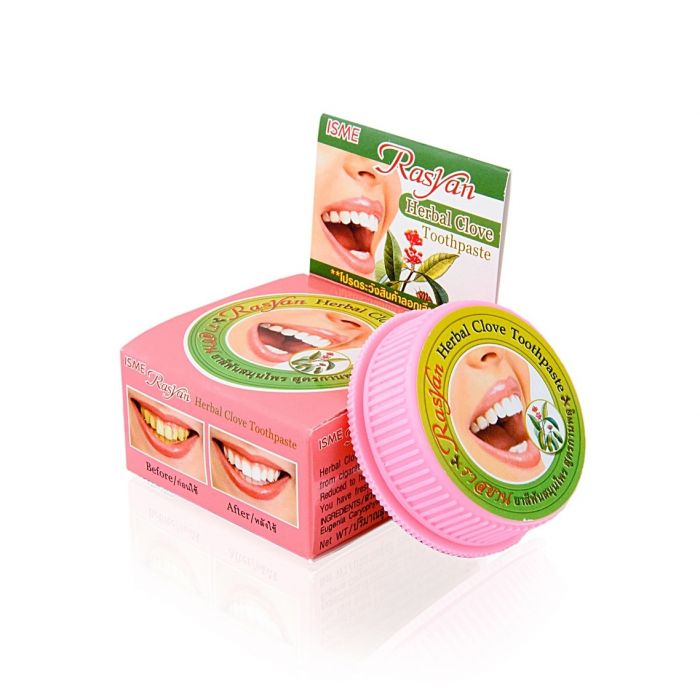 Teeth Whitening Rasyan Herbal Clove Toothpaste ISME Rasyan Concentrated Anti-bacteria Bad Breath Decay