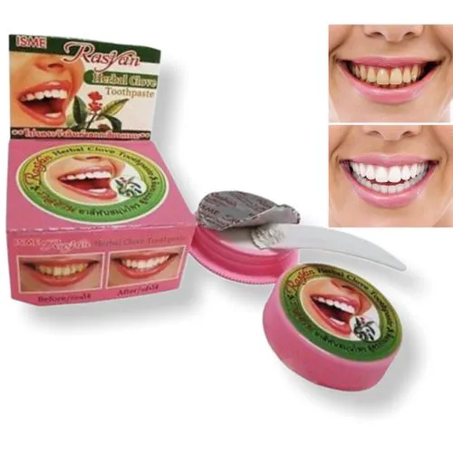 Teeth Whitening Rasyan Herbal Clove Toothpaste ISME Rasyan Concentrated Anti-bacteria Bad Breath Decay