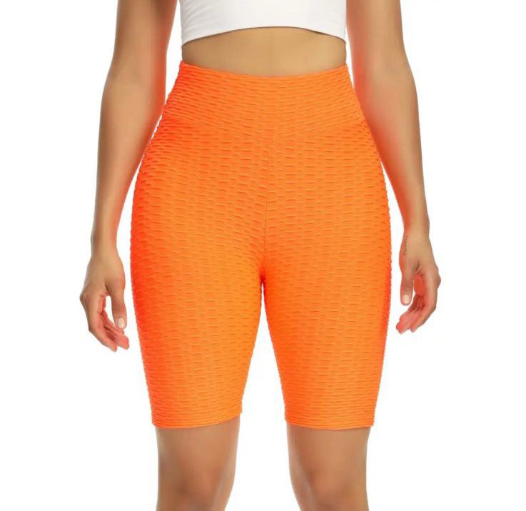 FASHION SPORTY BUBBLE SHORTS Multi-use Comfortable Style Timeless Everywhere Wear Ladies Women Trendy Sporty Look Gym Fit Gym Workout Clothes STRETCH BIKER SHORTS
