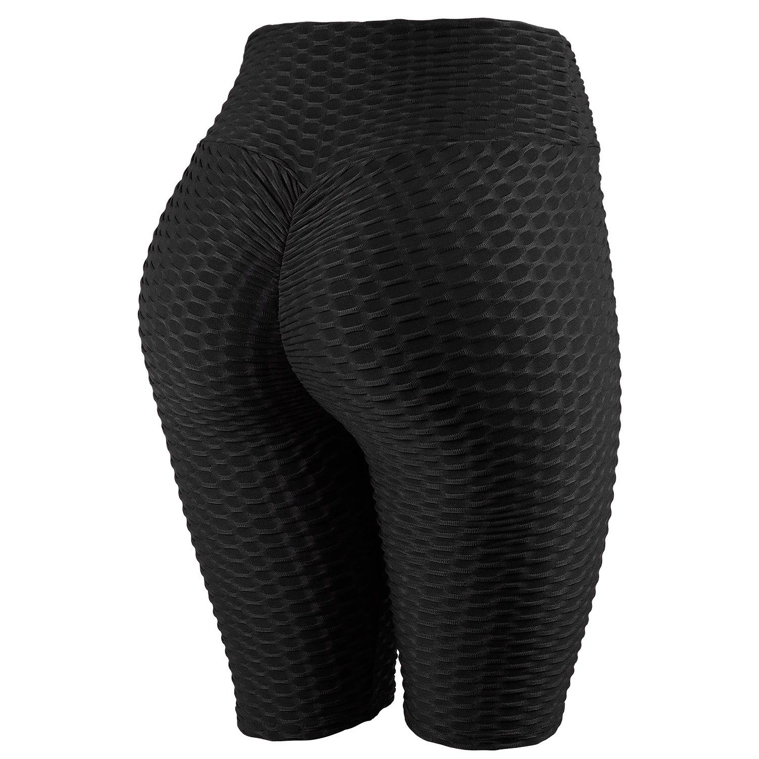 FASHION SPORTY BUBBLE SHORTS Multi-use Comfortable Style Timeless Everywhere Wear Ladies Women Trendy Sporty Look Gym Fit Gym Workout Clothes STRETCH BIKER SHORTS