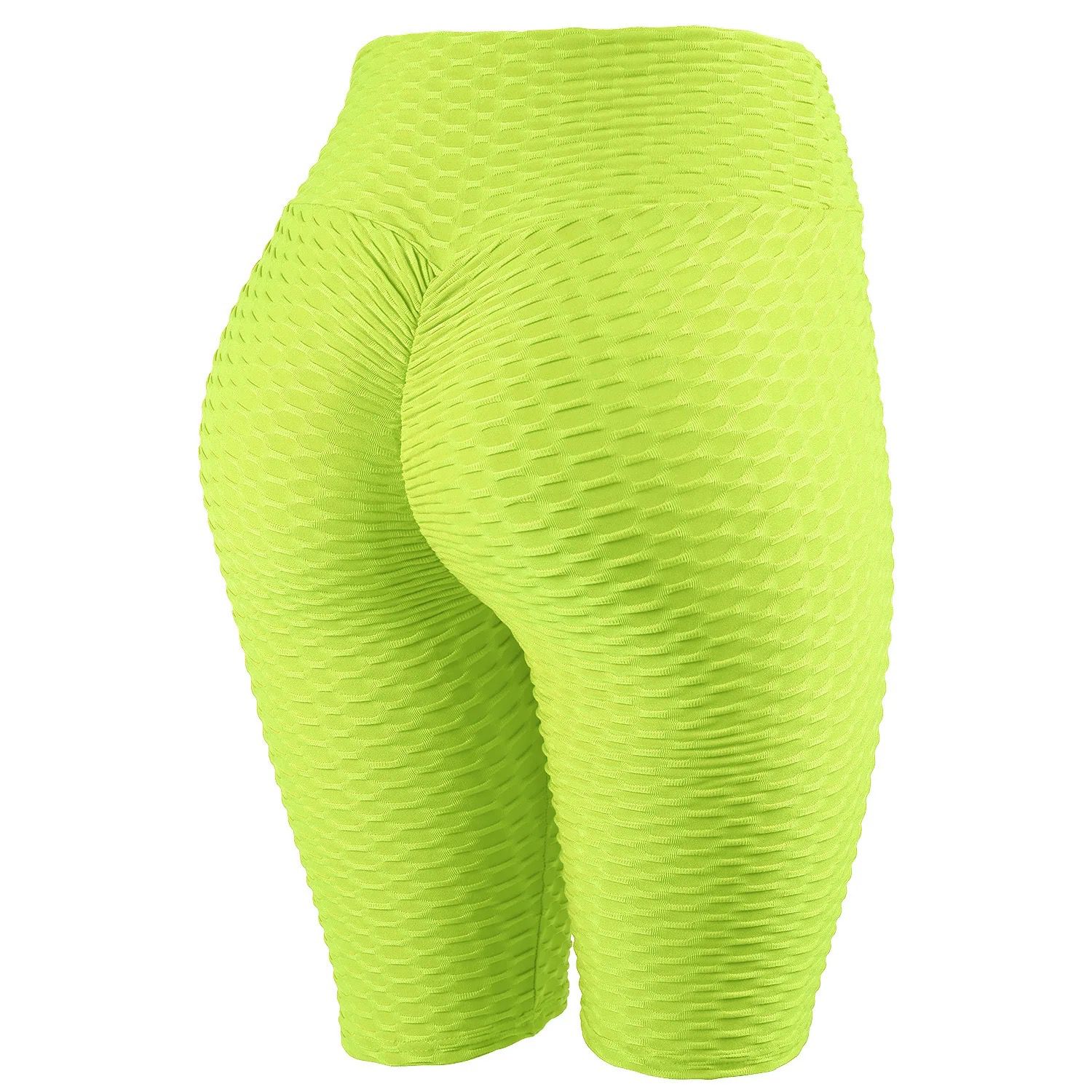 FASHION SPORTY BUBBLE SHORTS Multi-use Comfortable Style Timeless Everywhere Wear Ladies Women Trendy Sporty Look Gym Fit Gym Workout Clothes STRETCH BIKER SHORTS