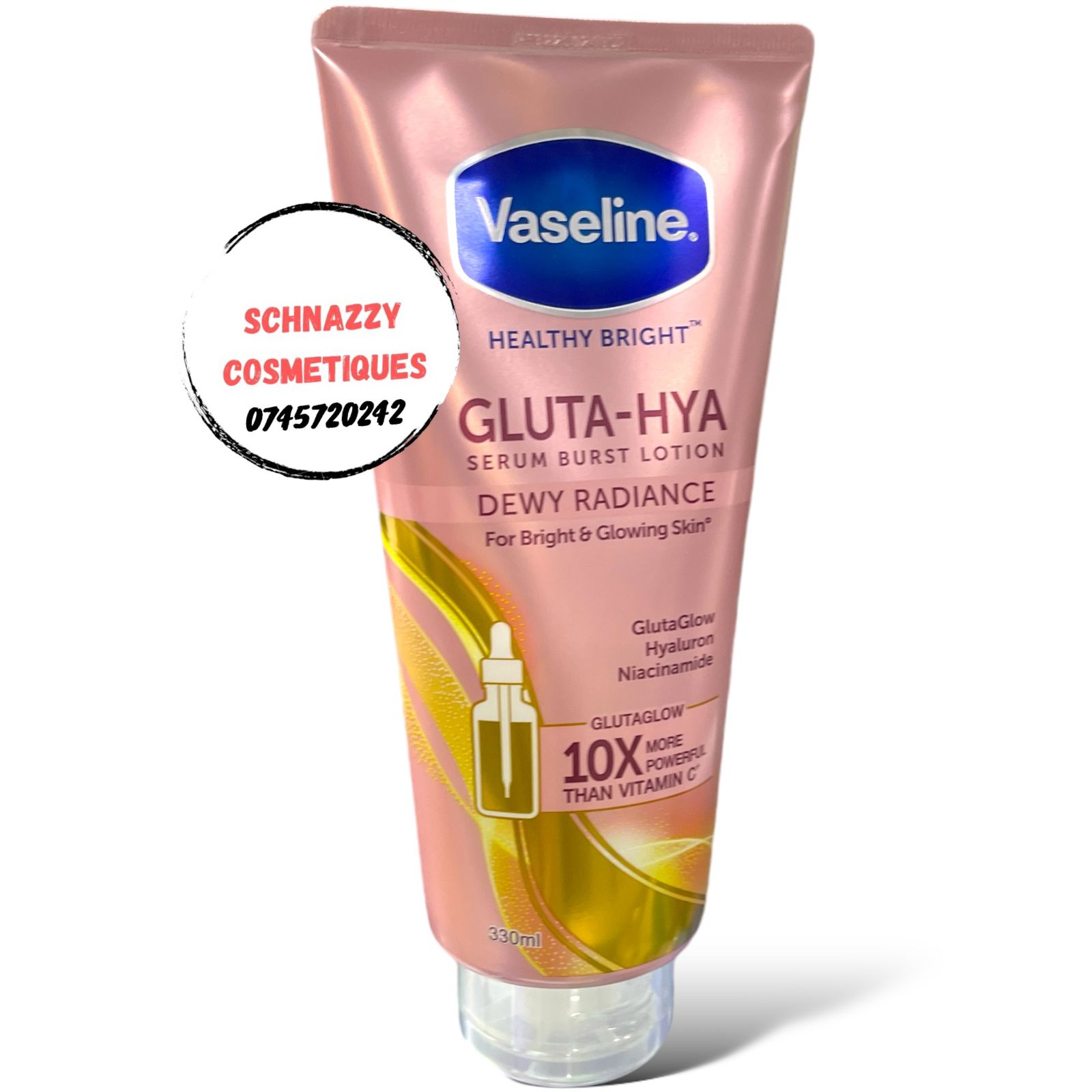 Vaseline Healthy Bright GLUTA-HYA Lotion for Flawless Bright Glowing Skin with Boosted Skin Moisture gives Even Toned Skin