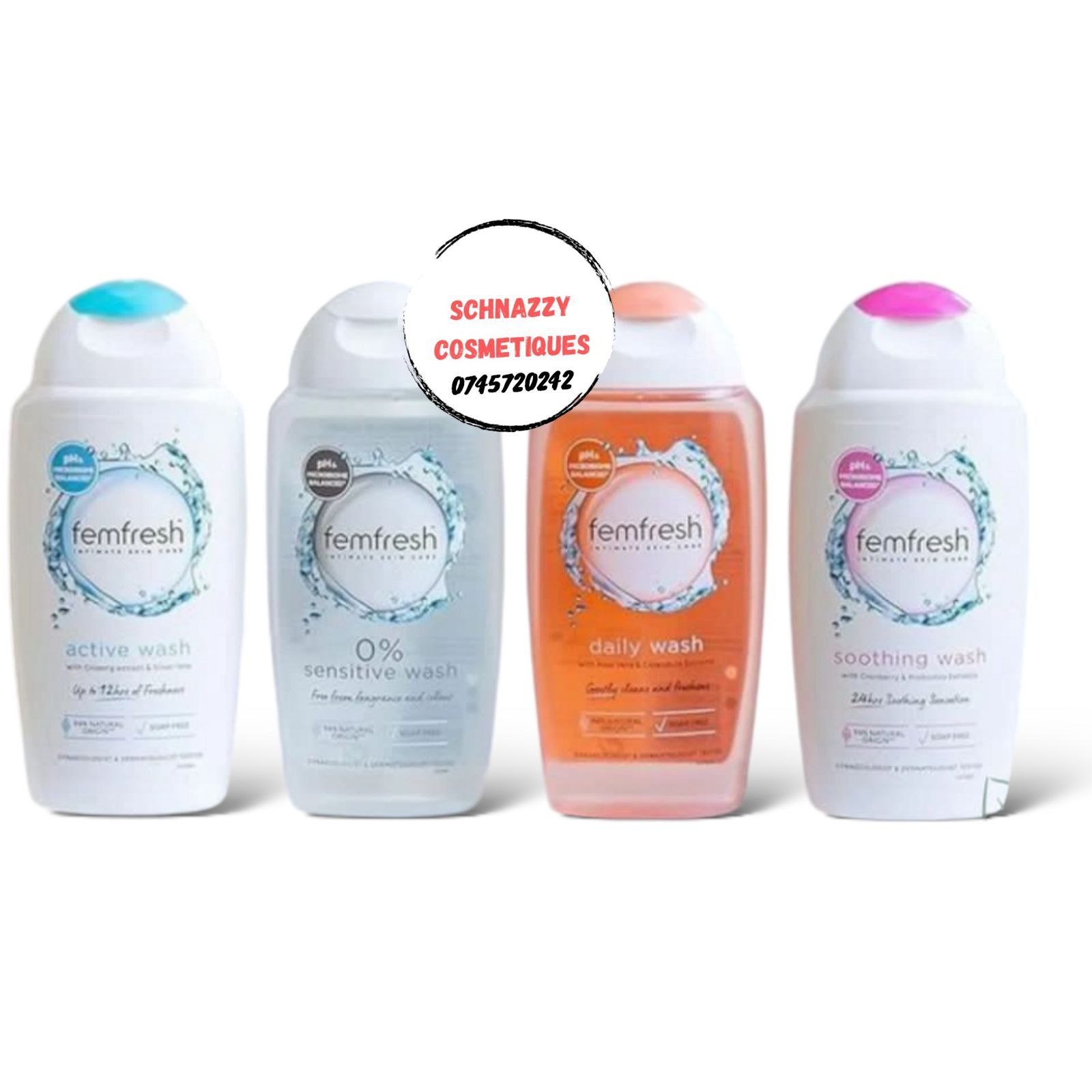 FEMFRESH Vagina Care Cleanse from Odor Irritation Discomfort Ph balance Gentle on Sensitive areas Mildly Scented